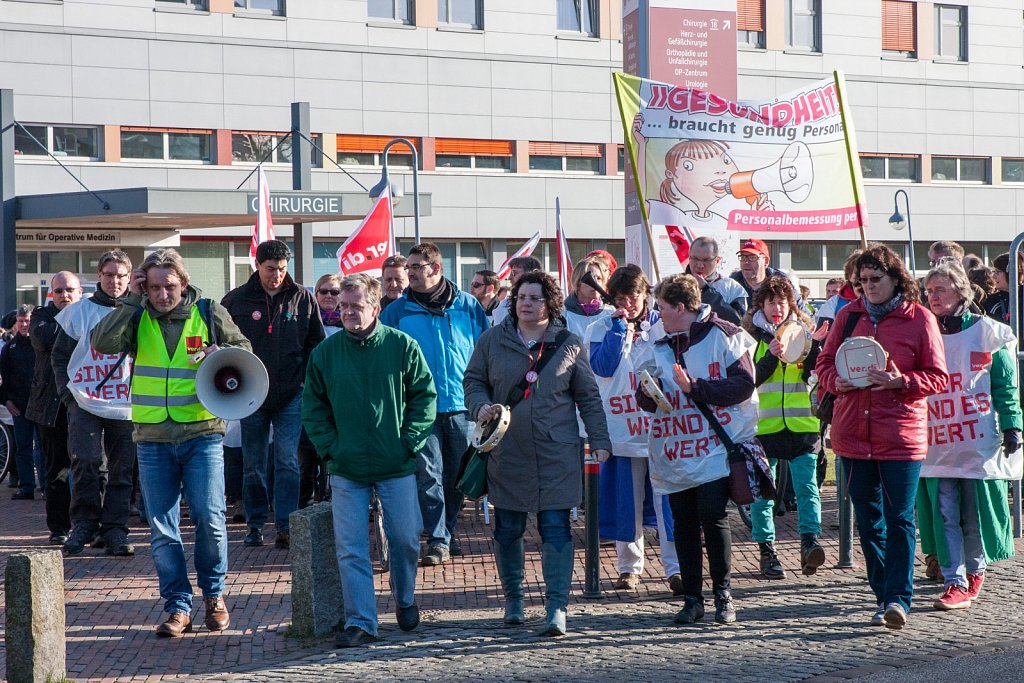 Warnstreik öffentlicher Dienst in Kiel