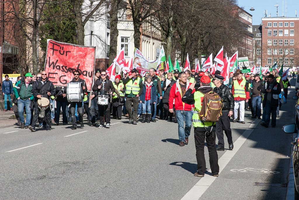 Warnstreik öffentlicher Dienst in Kiel
