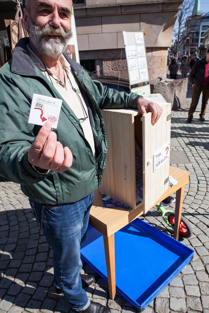 Aktionstag gegen TTIP in Kiel am 18.4.2015