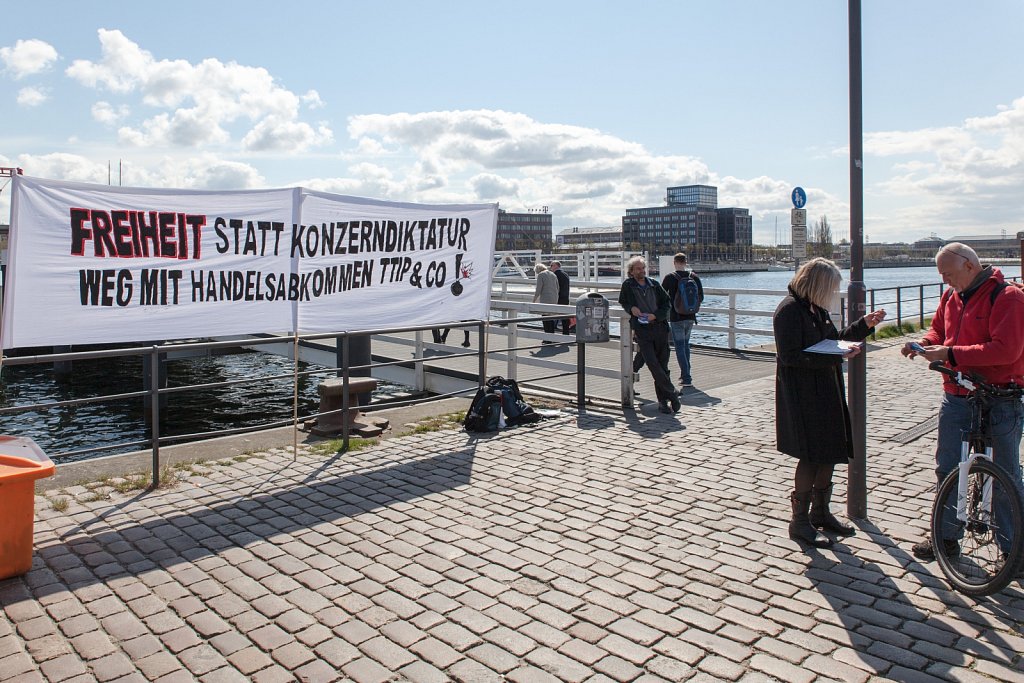 Aktionstag gegen TTIP in Kiel