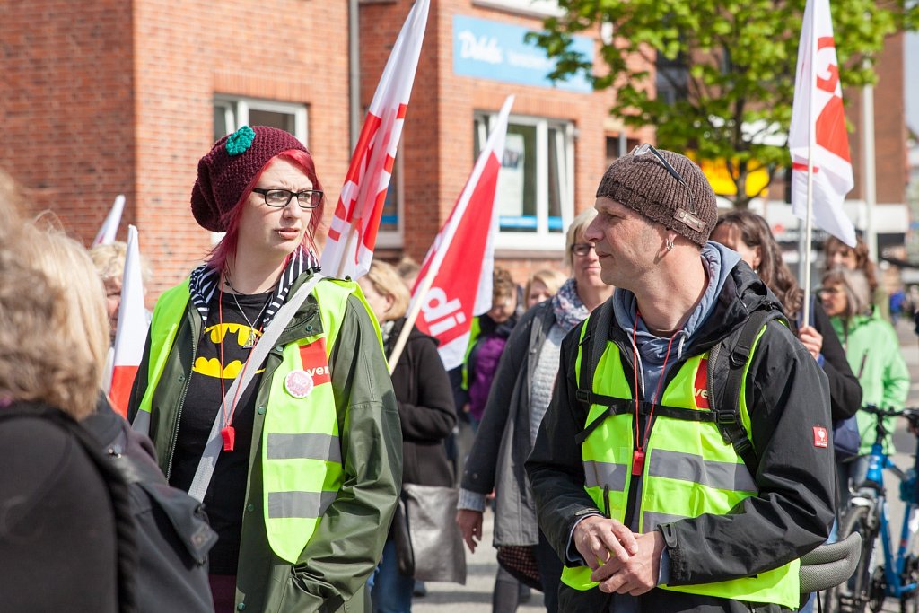 Streik der Sozial- und Erziehungsdienste in Kiel