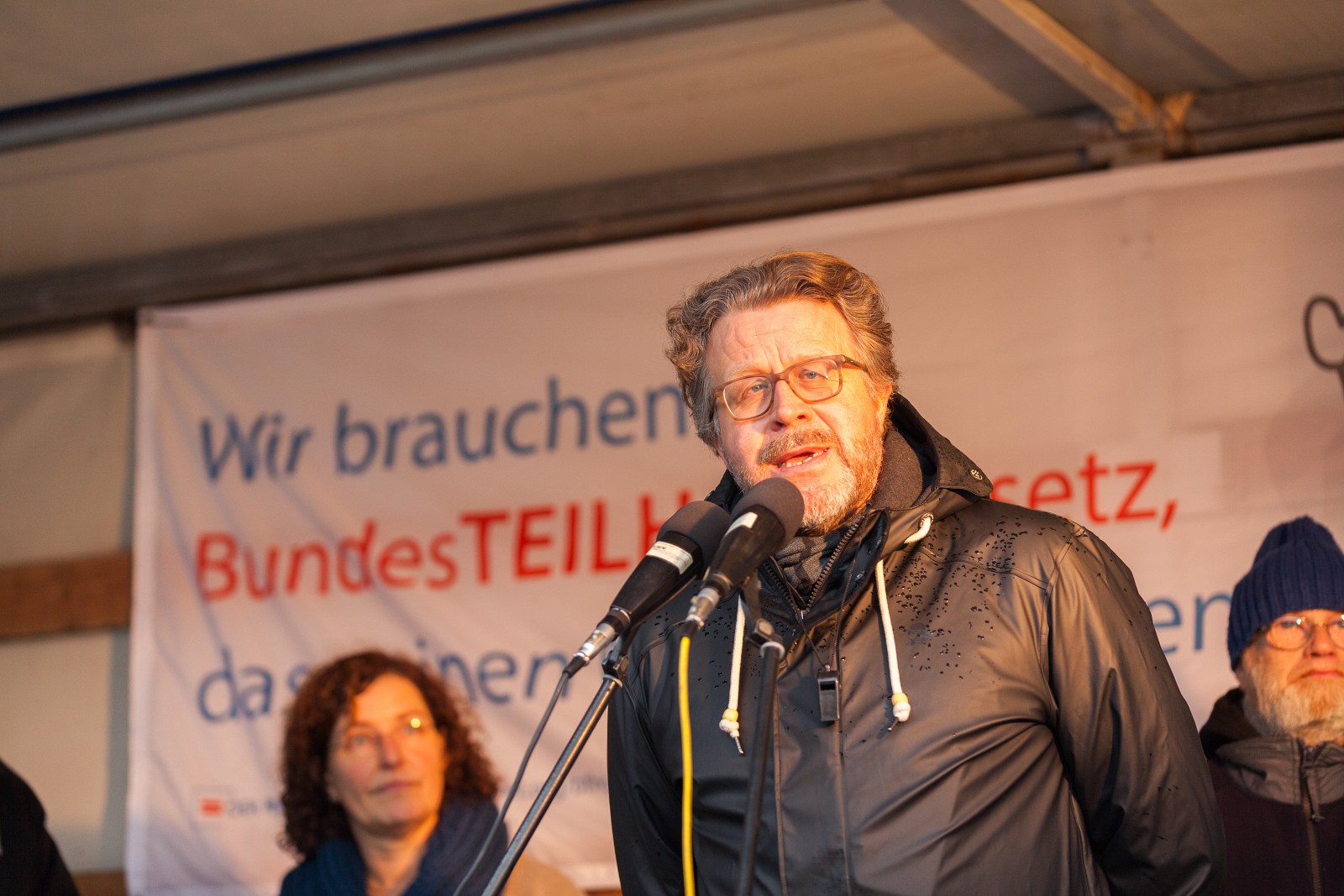 Demonstration gegen das geplante Bundesteilhabegesetz