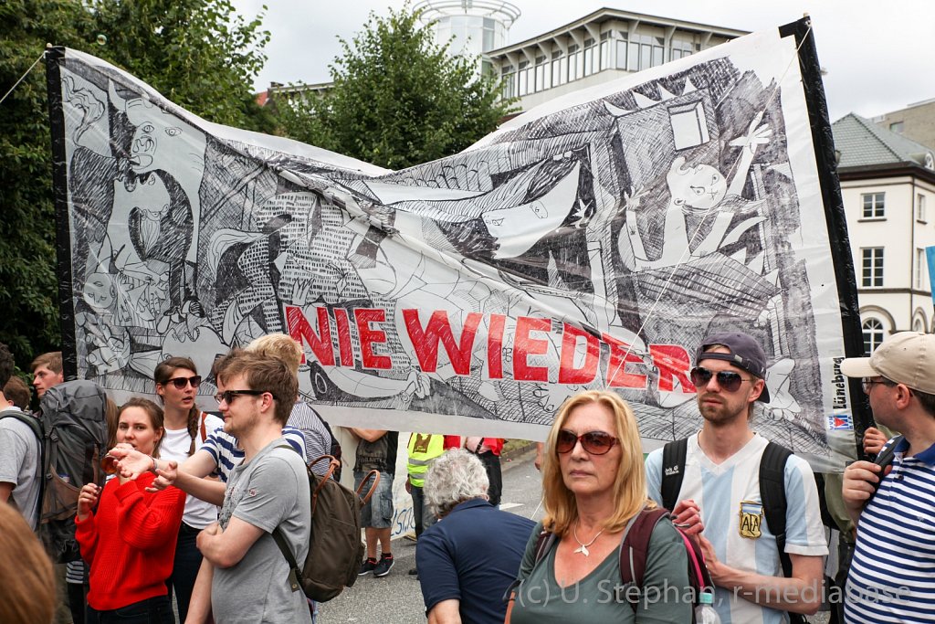 Mehr Impressionen der Großdemonstration gegen den G20 Gipfel in Hamburg