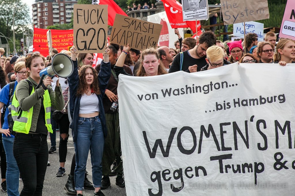 Woman#s March in St. Pauli