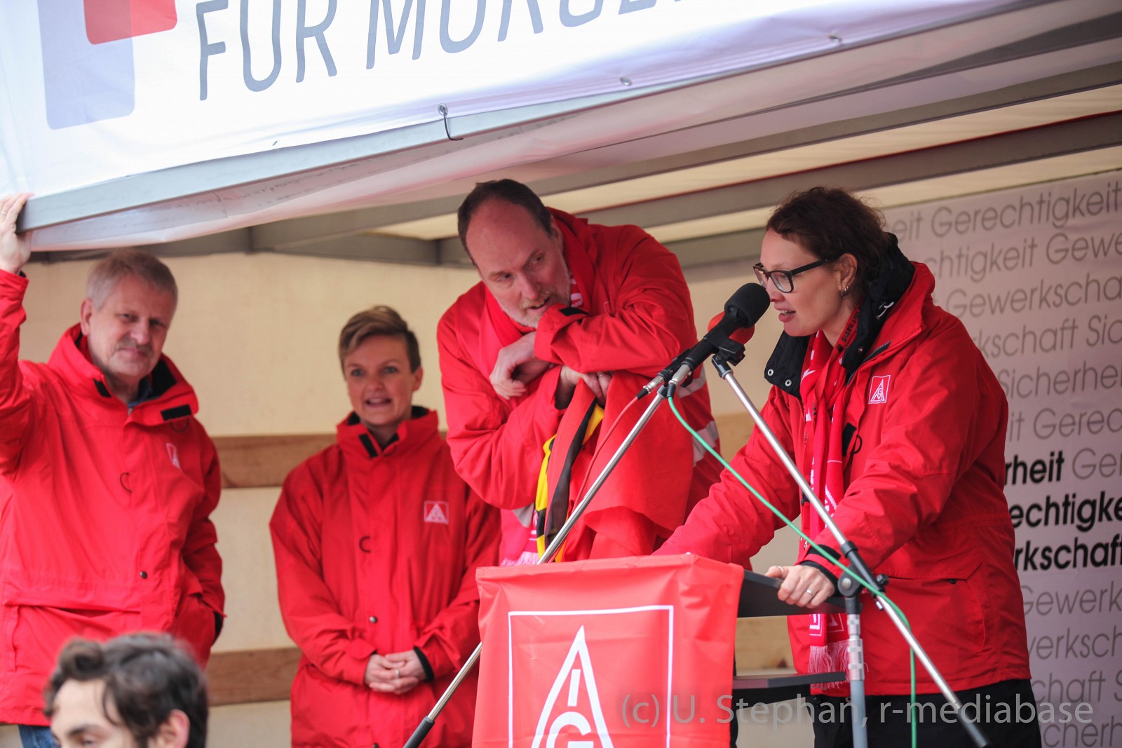 Küstenaktionstag der IG Metall in Kiel