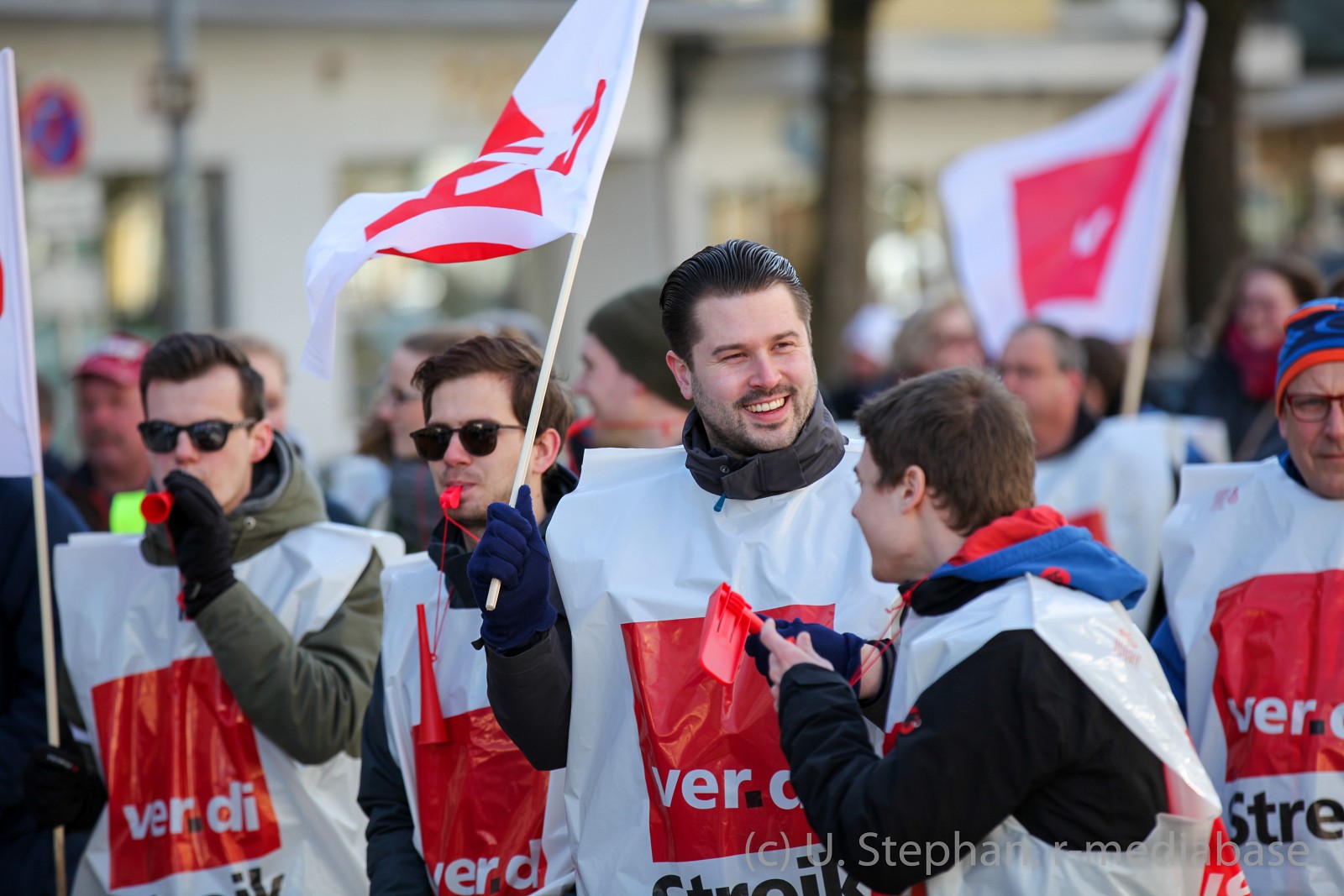 Warnstreik im öffentlichen Dienst in Kiel
