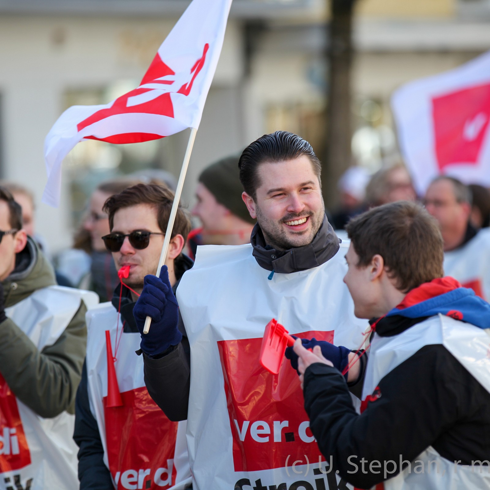 Warnstreik im öffentlichen Dienst in Kiel