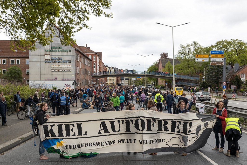 Demonstration Kiel Autofrei