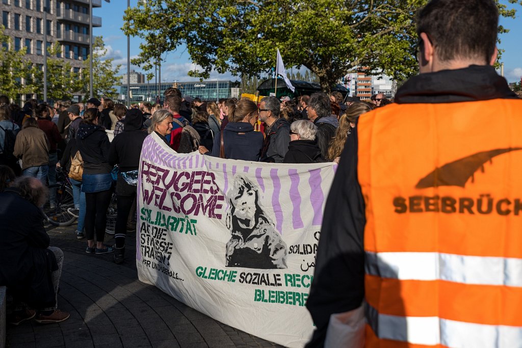 Demonstration „Freiheit für Carola Rackete!“ in Kiel