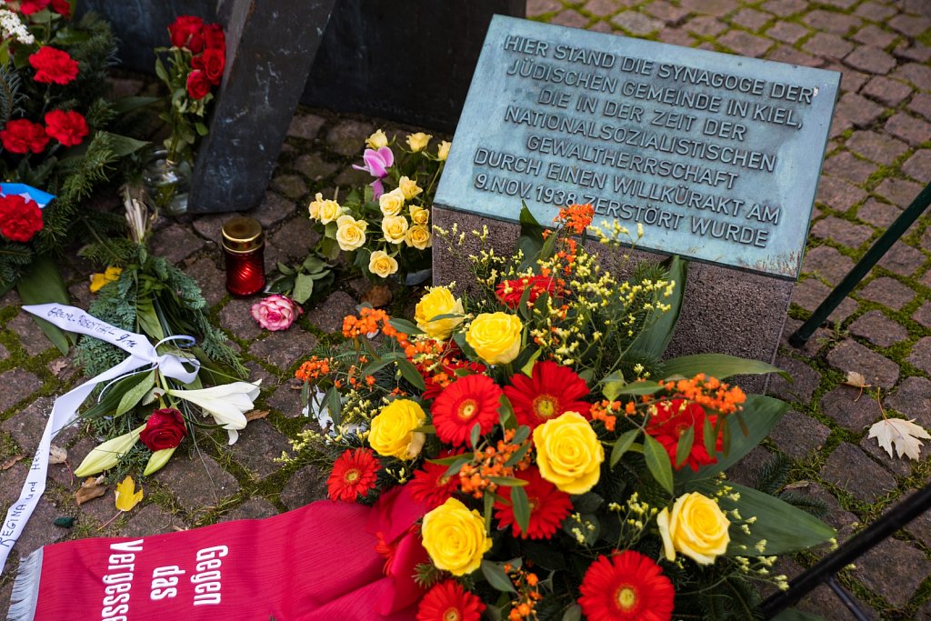 Gedenken der Reichprogromnacht in Kiel